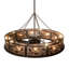 Oak Leaf Downrod Ceiling Fan