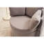 Chaise pivotante à 360 ° en tissu avec option de rangement ergonomique et coussin rembourré-118042292-118042298