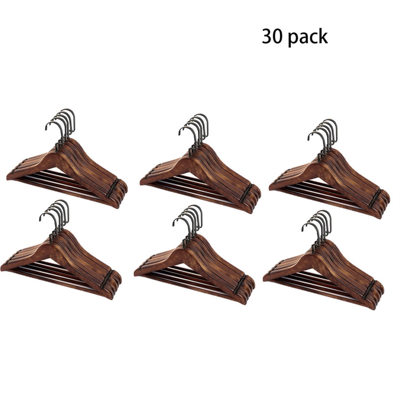 Cintre en bois massif multi-usage FemmeFit, 30