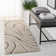 Ashal Abstract Cream/Gray Area Rug