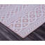 Tapis rose / mauve en polypropylène tissé à la machine Rectangle Chande-86804149