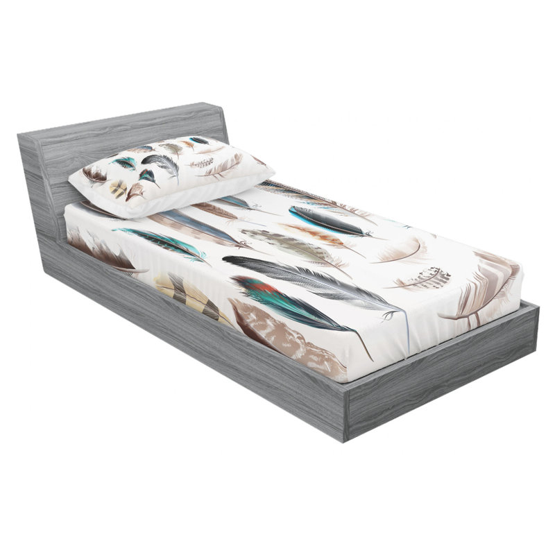 Microfiber Sheet Set, Twin Sheet Set + Fitted Sheet + 1 Pillowcase