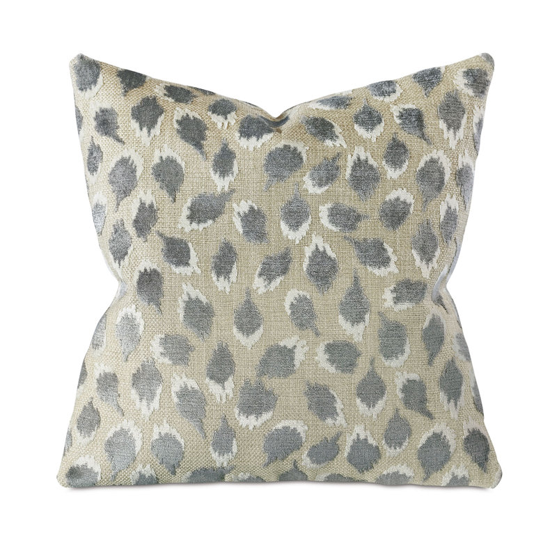 Square Pillow Cover & Insert, Silver