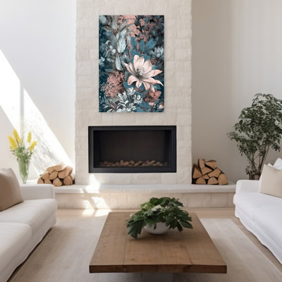 «Lush Botanical Bloom», art floral abstrait