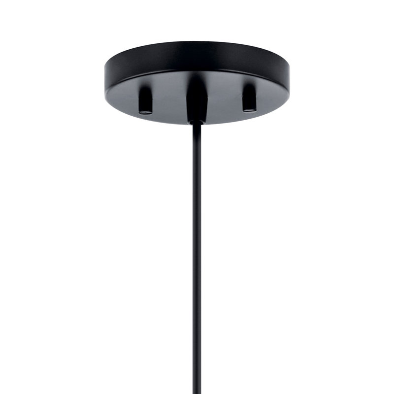 Luminaire suspendu cône noir à 1 lumière Myren