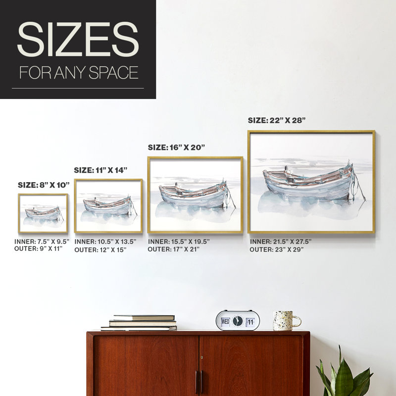 Rolling Fog I -Framed Print - Restickable