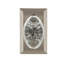 Studio Plate with Oval Clear Crystal Door Knob-654939500