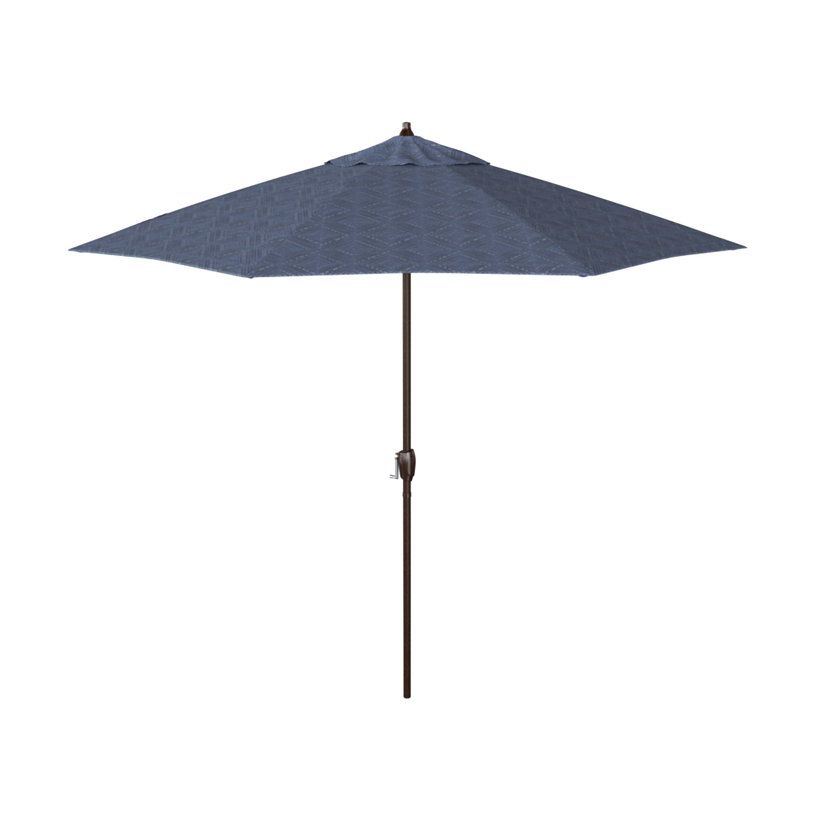 Astraea 108'' Outdoor Umbrella, Domino Lagoon - Pacifica Premium