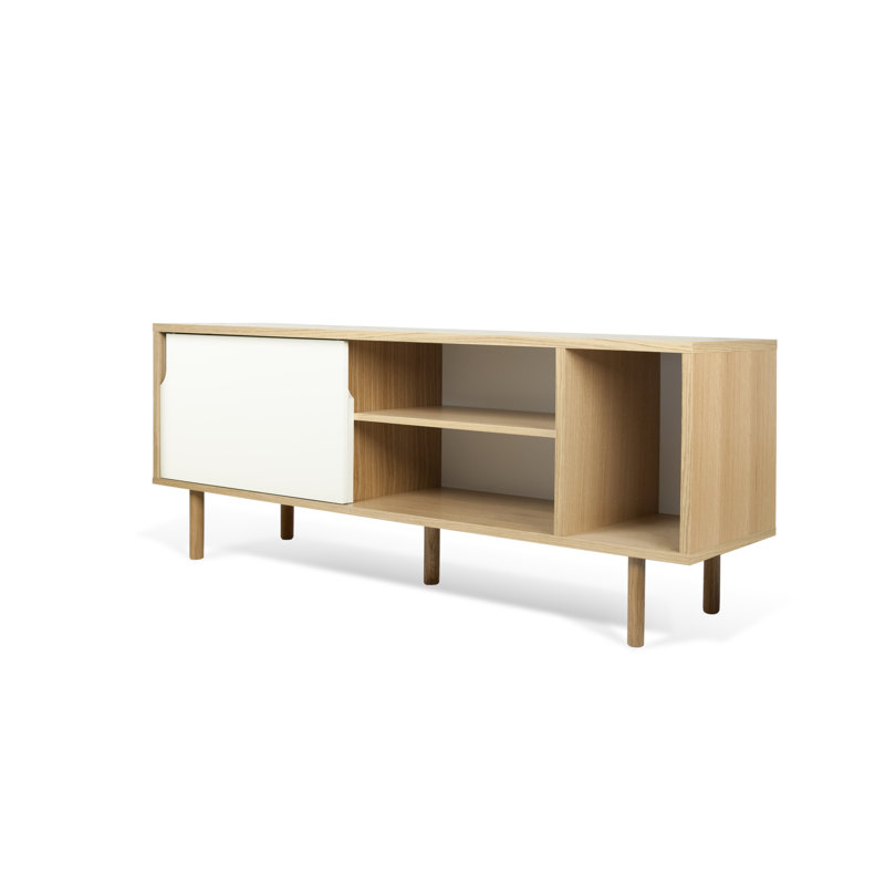 Adah 165cm Sideboard, Oak/White, Oak