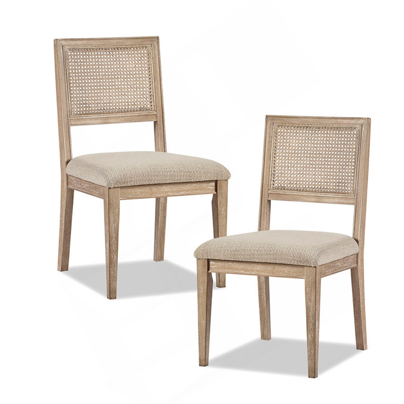 Ensemble de 2 chaises sans accoudoirs