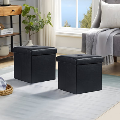 Repose-pieds en cuir Hattiesville
