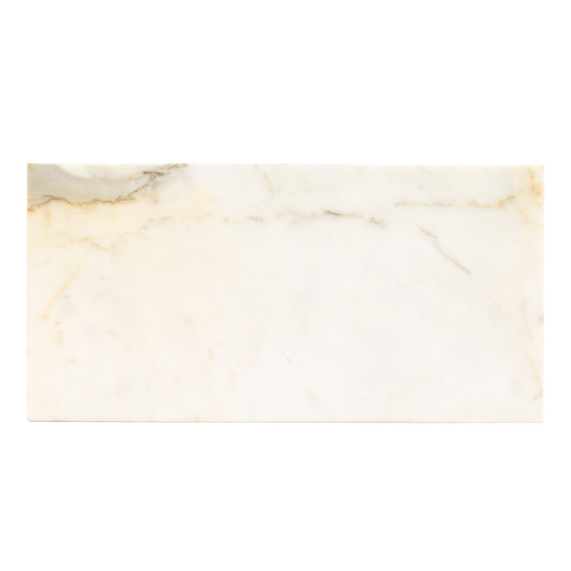 Calabria Frost 12 in. x 24 in. Honed Marble Floor and Wall Tile