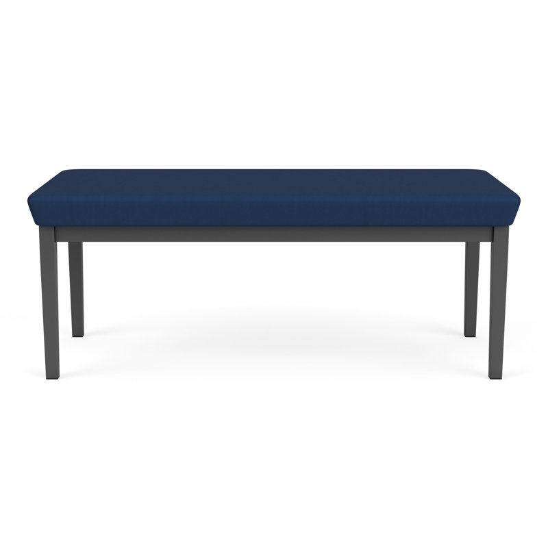 Structure en métal Lenox, Gris anthracite, Bleu impérial Patriot Plus - vinyle facile à net