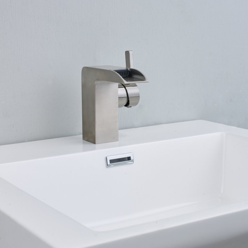 Jaida C.® Single-Hole Bathroom Faucet, Brushed Nickel