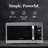 Farberware Compact Countertop Microwave Oven, 0.7 Cu. Ft. 700-Watt, Child Lock, Easy Clean Interior