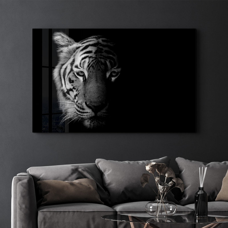Lekeya Elegant Tempered Glass Wall Art Painting, 13.8 x 21.7 inches | 100% Tempered Glass, Thickness: 0.16 inches | UV Printed for Vibrant Colors | Perfect for Home Decor, Living Room, & Office Spaces