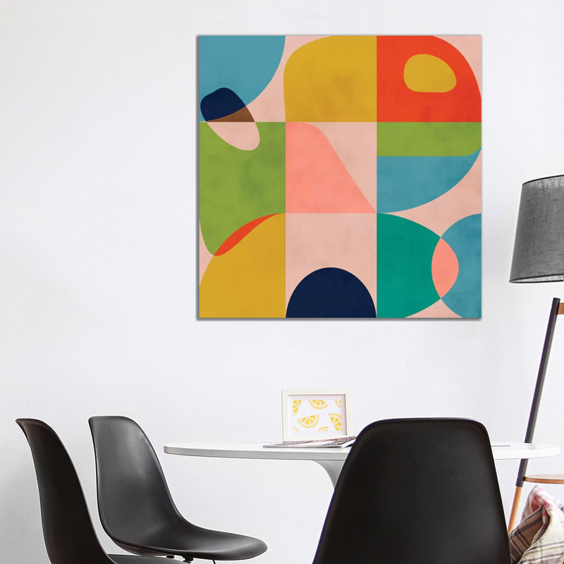Modern Mid Century Spring by Ana Rut Bré - Gallery-Wrapped Canvas Giclée on Canvas, 93.98 cm H x 93.98 cm W x 1.91 cm D