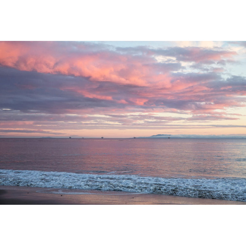 Butterfly Beach Print by Werder, Lillis, 18'' H x 25'' W, Maple Single Picture Framed