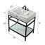 Meuble-lavabo 30 po en marbre de Carrare naturel avec lavabo, structure en acier inoxydable noir et tablette en verre-1572645740-1556390638
