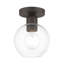 Plafonnier semi-encastré 1 lumière 6,5 po Funnell-473056798