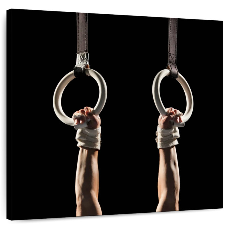 Anneaux de gymnastique Sireci, H 20 po x l 20 po