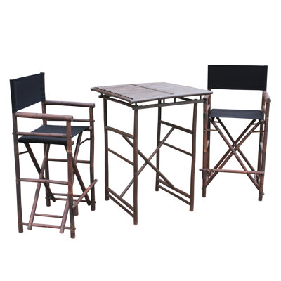 Gupton 2 - Person Patio Dining Set with Square Table