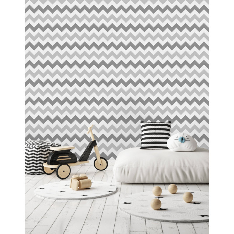 Peel & Stick Geometric Wall Mural, 25"W x 75"H