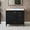 Meuble-lavabo moderne 36 po avec cadre solide, 1 porte à fermeture douce et 3 tiroirs, armoire de rangement moderne