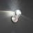 Double Bubble Aluminum LED Armed Sconce-69526491