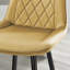 Palermo Luxury Quilted Breakfast Bar Stool - Velvet Upholstered Design-832759467-832759475
