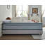 Matelas hybride 12 po avec mousse viscoélastique gélifiée et ressorts ensachés, isolement de mouvement et support de bord, certifié Certipur-US