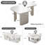 Table basse modulaire 2 pièces, table d'appoint, tables d'angle pour salon-1905514287