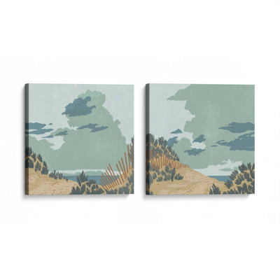 Ensemble de 2 dunes et clôtures