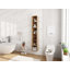 Ensemble de tablettes de rangement murales 12 pouces * 2 pour petite salle de bain, bureau, salle de rangement-1012408743