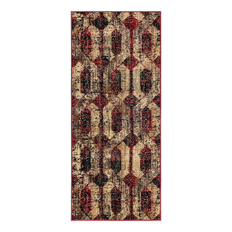 Brennin Geometric Indoor Rug, Runner 2'2" x 5'