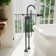 DreamLine Caribbean 40 in. x 8 in. Freestanding Tub Faucet with Handshower