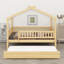 Lit cabane avec lit gigogne-687077676