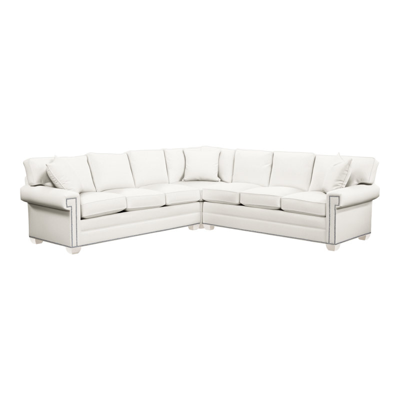 Canapé modulaire 3 pièces Davidson American Bungalow, Kennelly Snow, Oui, Casa Blanca