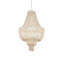 Cybele 2 - Light Shell/Capiz/Wrought Iron LED Chandelier