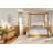 Lysiane Bedroom Furniture Set, Queen Size Solid Wood Canopy Bed, 12-Drawer Dresser And 2 Nightstands-1248472425