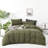 Solid Color Comforter Dark Color 3 PCs Bedding Set Deep Color Bed Comforter Set-115667188-115667179