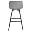 Upholstered Counter Stool with Metal Frame-61601235