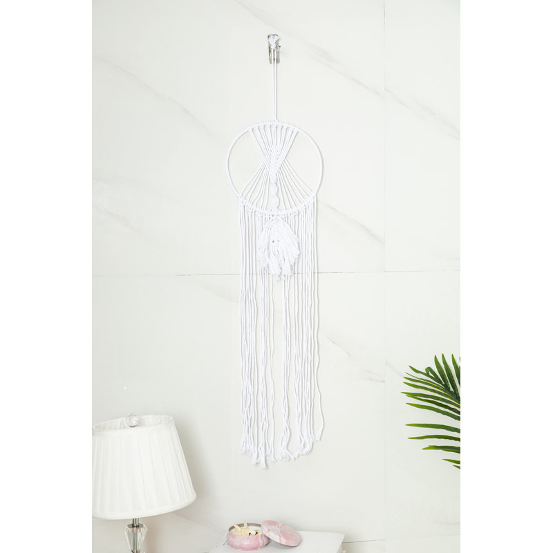 Handmade Boho Wall Decor on Fabric