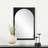 Iron Rectangle Wall Mirror