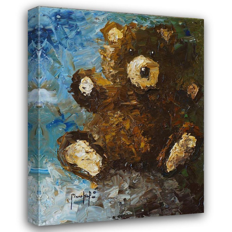 Art sur toile tendu par Lark Manor ™ Foster, Joseph Marshal, Teddy Bear, H 47 po x l 36 po