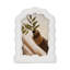 Sagebrook Home 4X6 Wavy Arch Photo Frame, White-1107009330