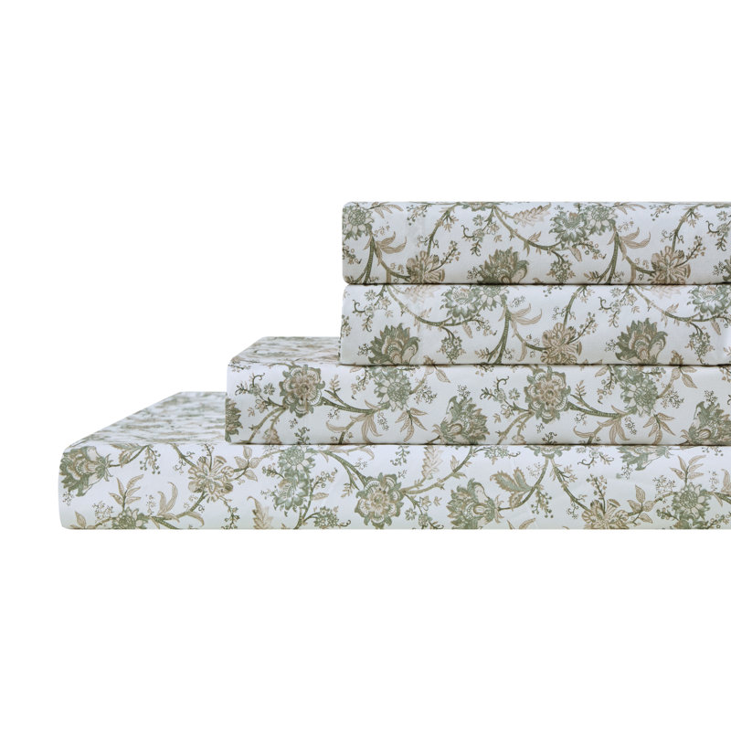 Leafy Diamond Neutral Sheet Set, California King Sheet Set + 4 Additional pieces
