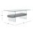 Kayley Glass Top Single Coffee Table-1922962498
