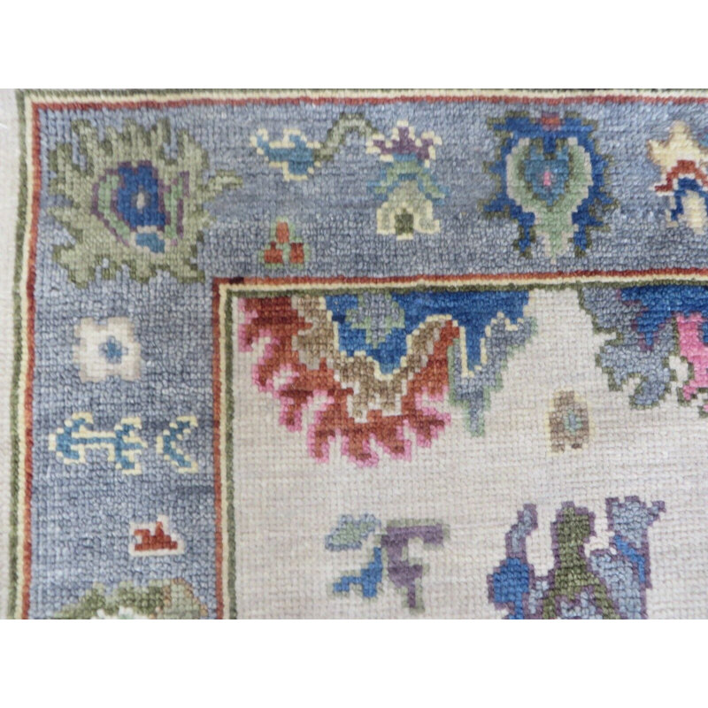 Tapis de couloir unique en laine 2 pi 11 po x 5 pi 11 po Ezara