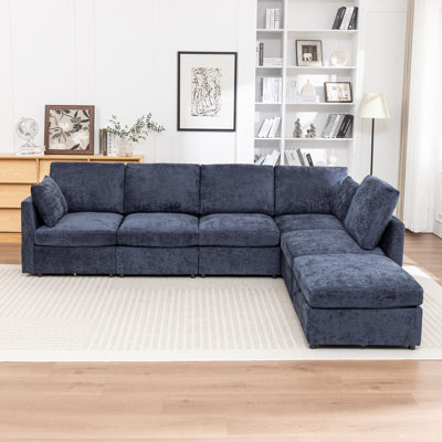Wilroy 6-Piece L-Shaped Sectional Sofa